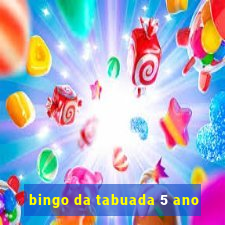 bingo da tabuada 5 ano