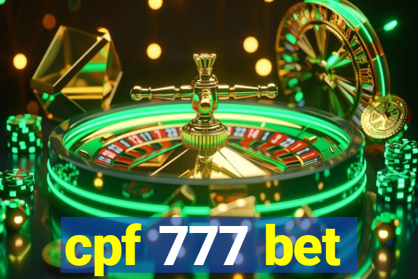 cpf 777 bet