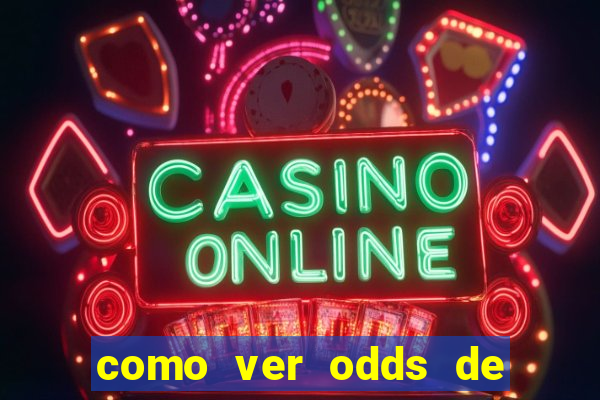 como ver odds de jogos passados