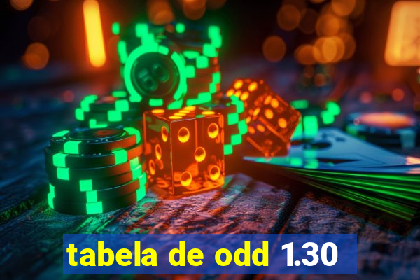 tabela de odd 1.30