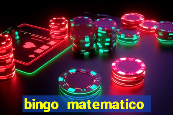 bingo matematico para ensino medio