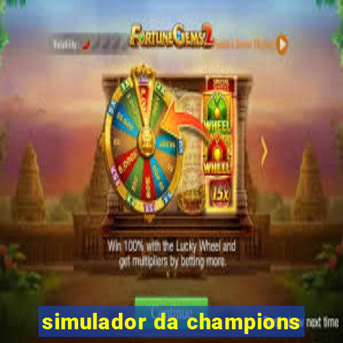 simulador da champions