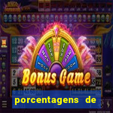 porcentagens de jogos pagantes