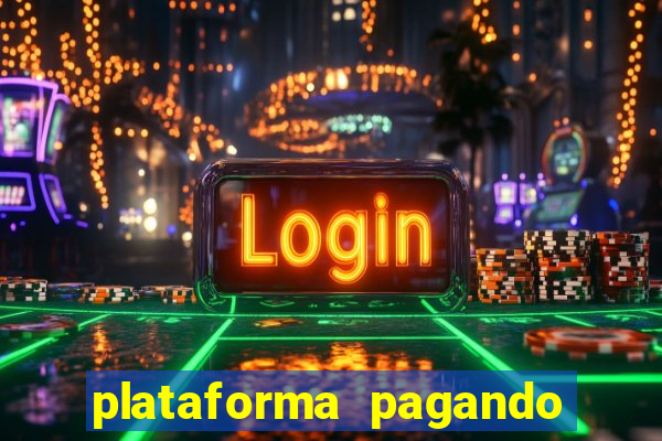 plataforma pagando no cadastro