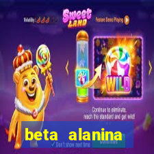 beta alanina aumenta a pressao