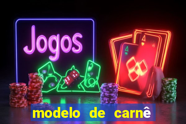 modelo de carnê de pagamento word