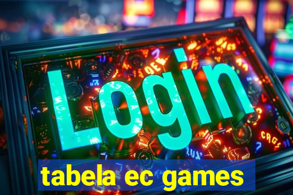 tabela ec games