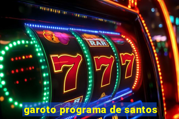 garoto programa de santos